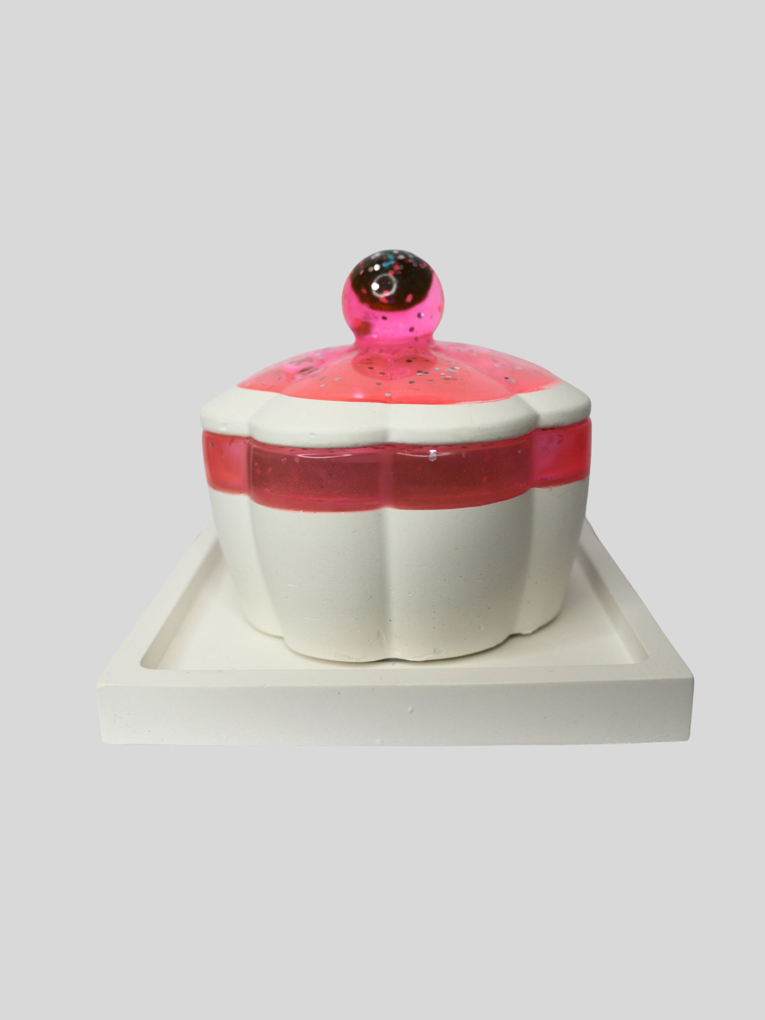 Customizable Multipurpose Fancy Jar + 3 scented tealight candles