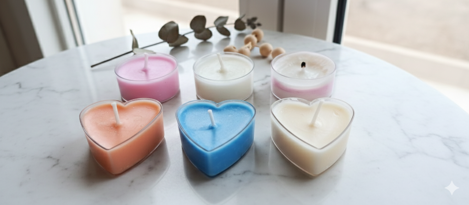 Hand-poured - 30 Scented Tealight Candles