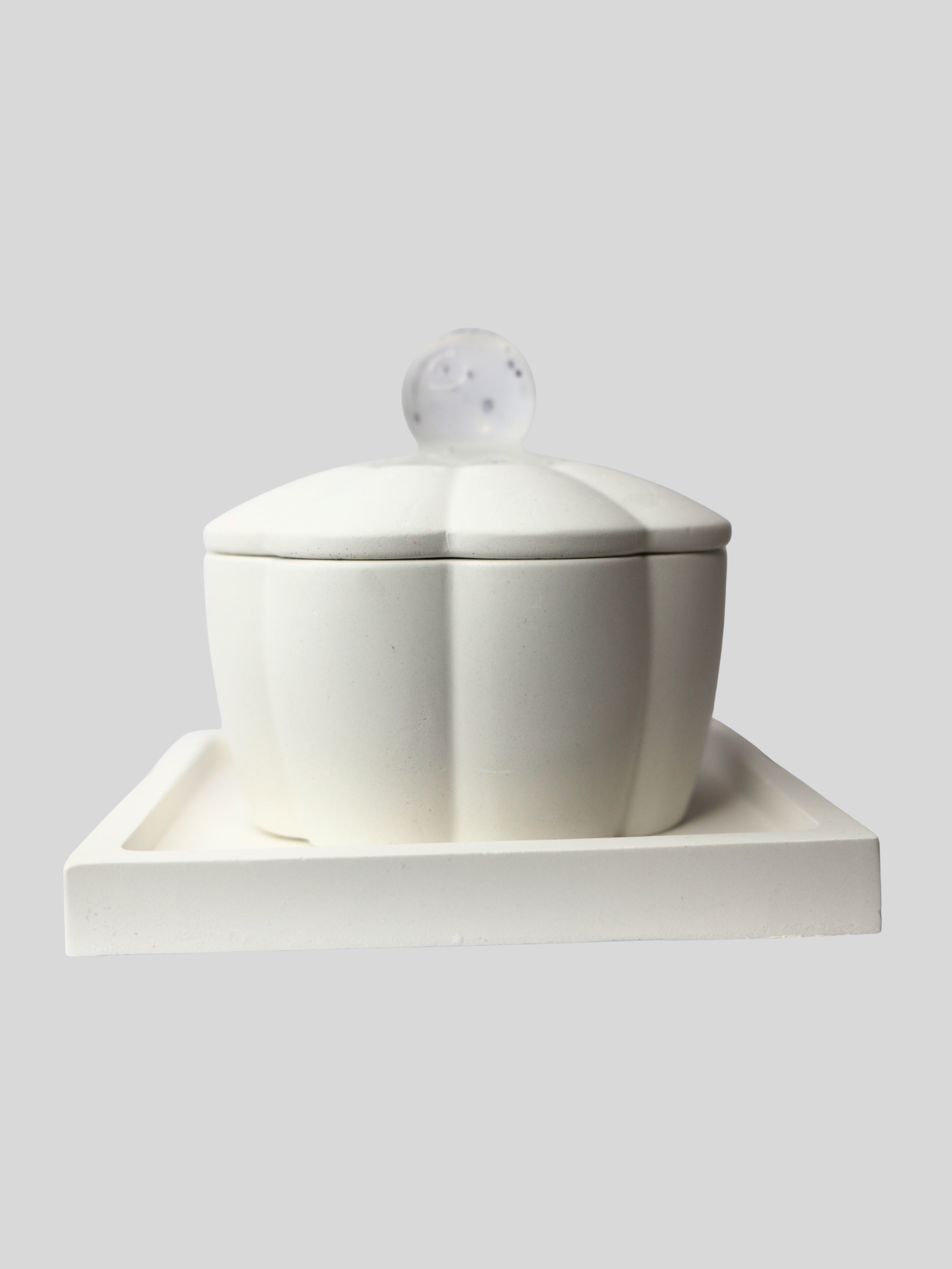 Multipurpose Fancy Jar + 3 scented tealight candles