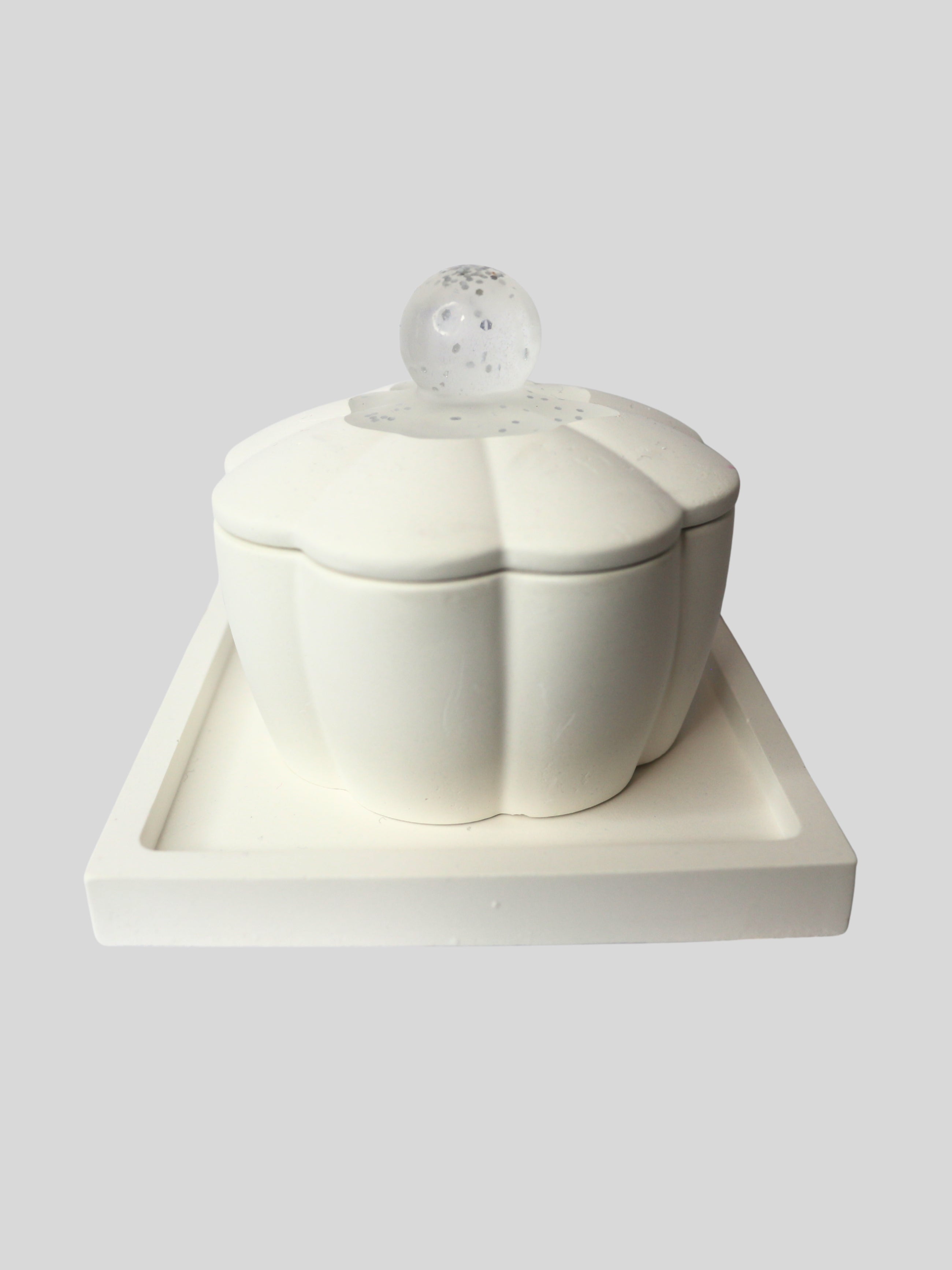 Multipurpose Fancy Jar + 3 scented tealight candles