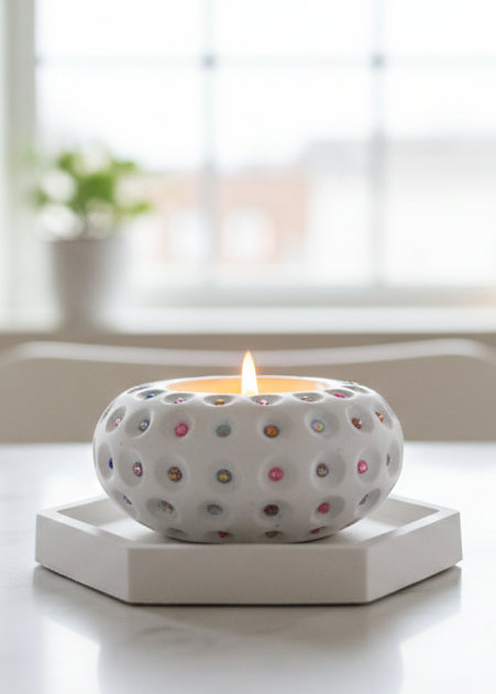 Tealight Candle Holder + Tray