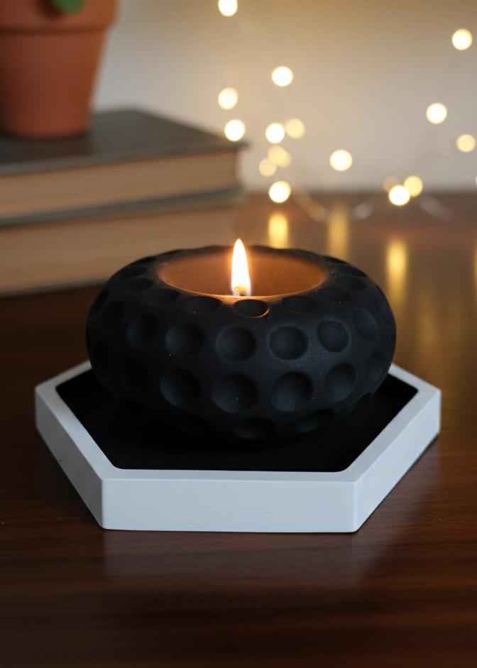 Tealight Candle Holder + Tray